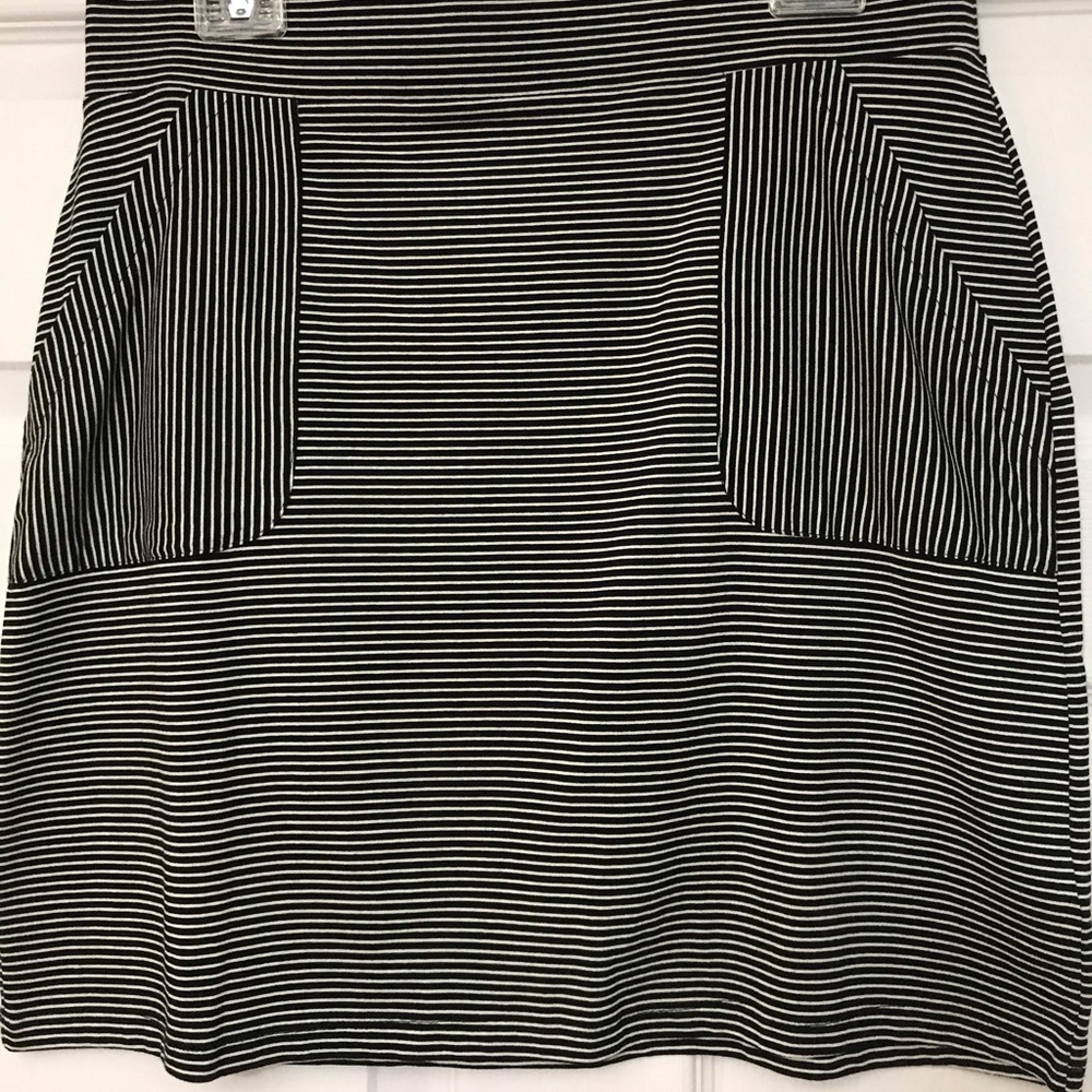 Dakini Mini Skirt Black and White